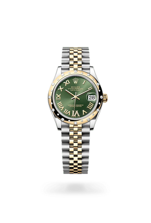 Oyster, 31 mm, acero Oystersteel, oro amarillo y diamantes | M278343RBR-0016