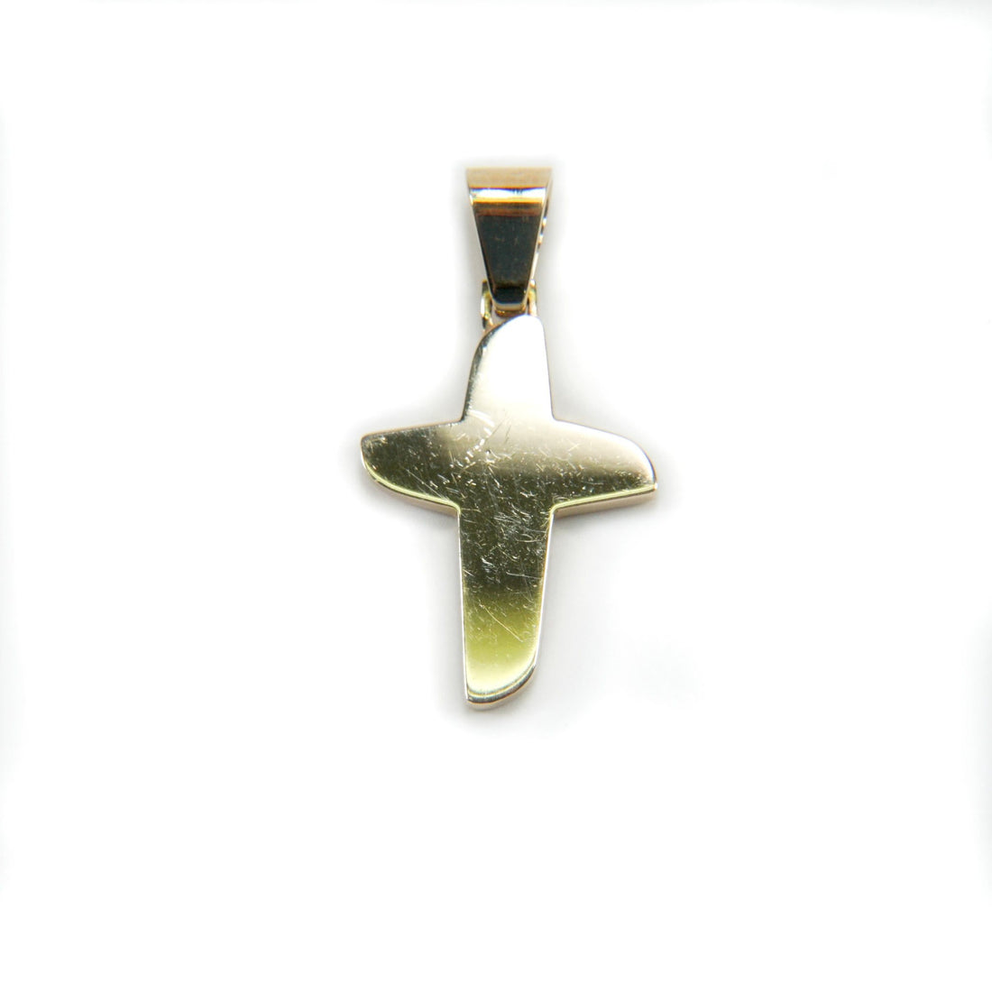 Tressor Cruz Rectangular Redondeada Oro Amarillo