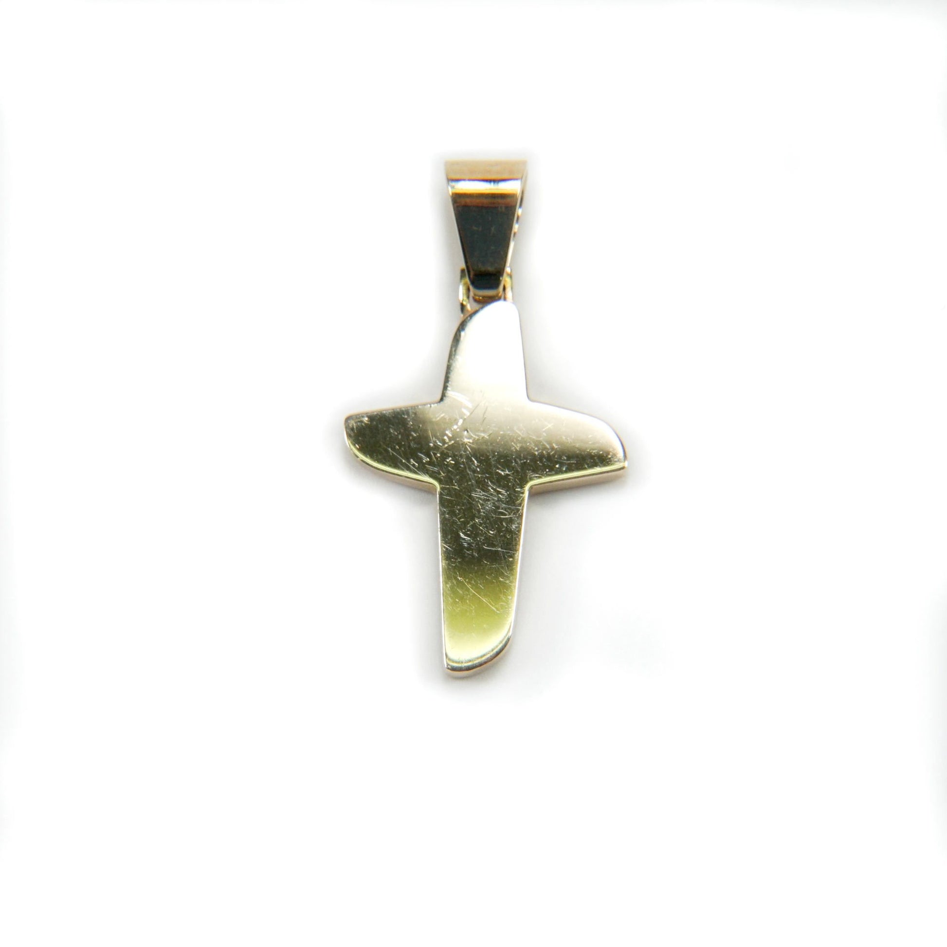 Tressor Cruz Rectangular Redondeada Oro Amarillo