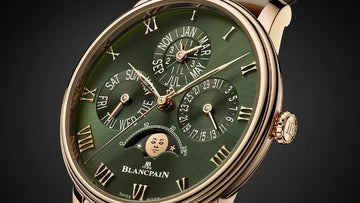 Blancpain adorna su nuevo Quantième Perpétuel con una esfera verde intenso inspirada en los bosques de Le Brassus