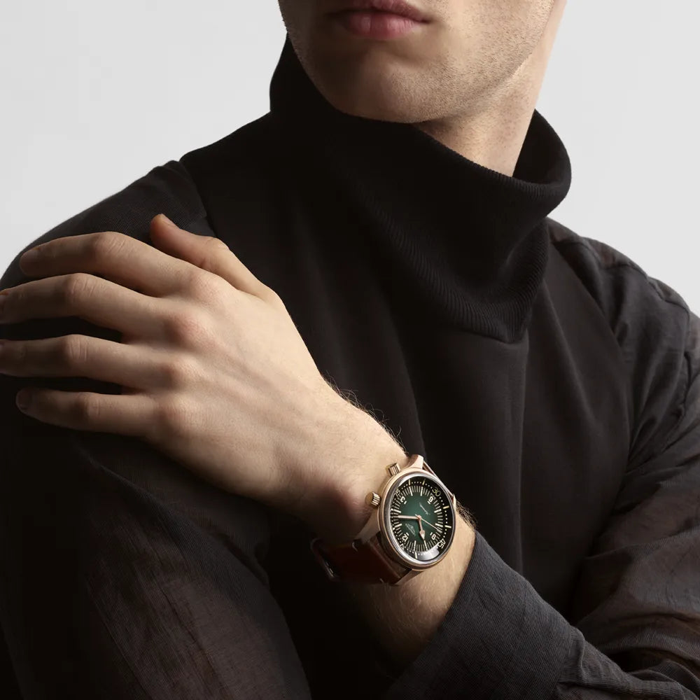 LONGINES LEGEND DIVER BRONZE, L3.774.1.50.2, reloj automático, Ø 42.00 mm, bronce con fondo de titanio.