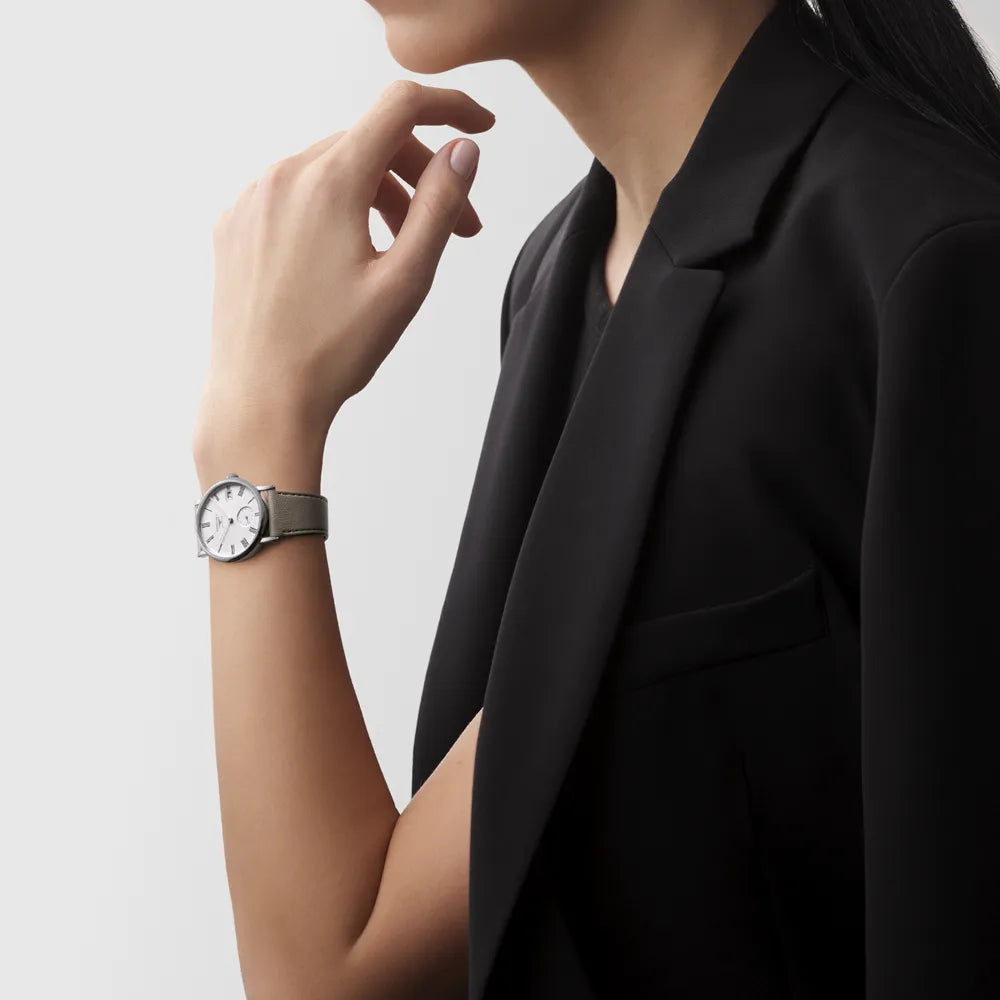 LONGINES ELEGANT COLLECTION, L4.312.4.11.2, reloj Automático, Ø 34.50 mm, Acero inoxidable.
