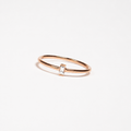 Anillo de Diamante en Oro Rosa de 14K