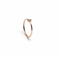 Anillo de Diamante en Oro Rosa de 14K, vista alternativa