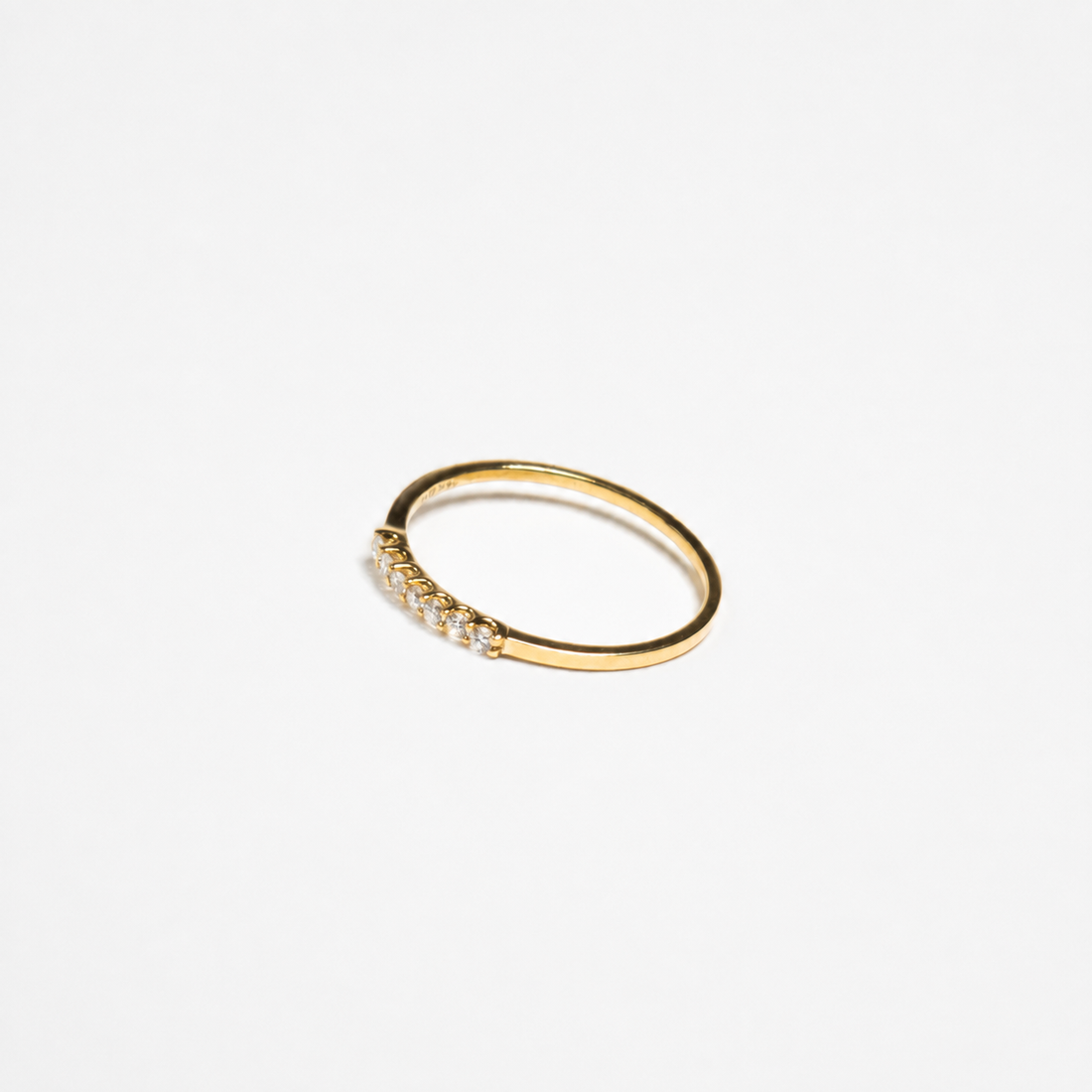 Anillo de Diamantes en Oro Amarillo de 14K
