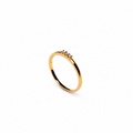 Anillo de Diamantes en Oro Amarillo de 14K