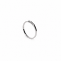 Anillo de Diamantes en Oro Blanco de 14K, vista alternativa