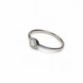 Anillo de Diamantes en Oro Blanco de 14K, vista alternativa