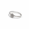 Anillo de Diamantes en Oro Blanco de 14K, vista alternativa