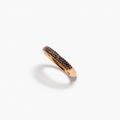 Anillo de Zafiros en Oro Rosa de 14K