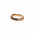 Anillo de Zafiros en Oro Rosa de 14K, vista alternativa