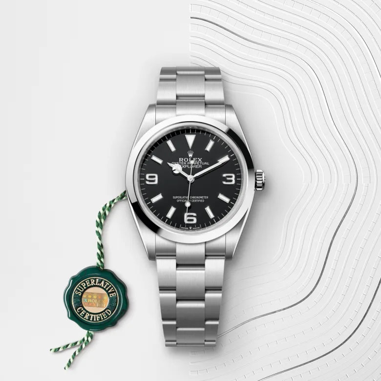 Oyster, 36 mm, acero Oystersteel | M124270-0001