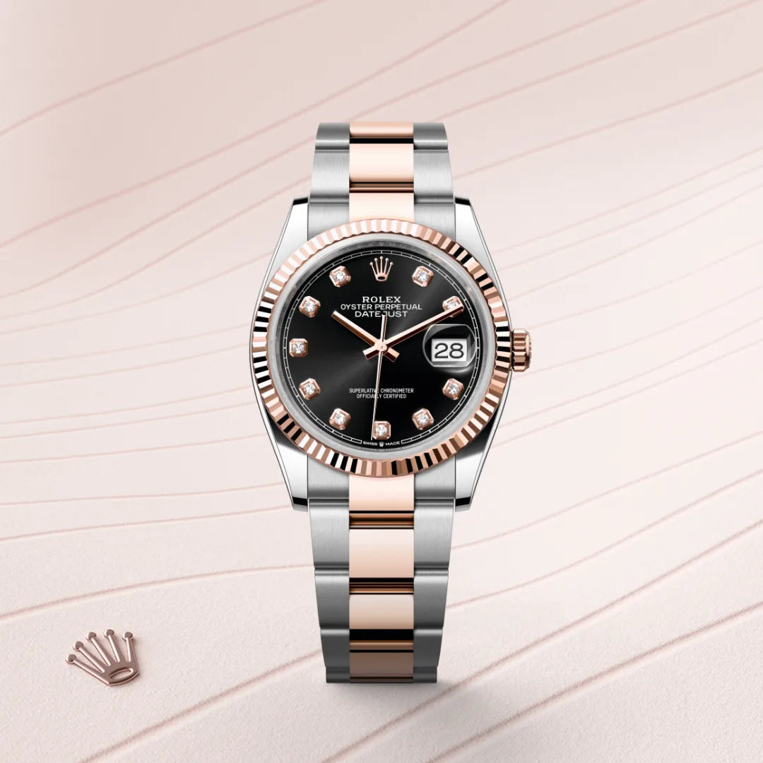 Oyster, 36 mm, acero Oystersteel y oro Everose | M126231-0020