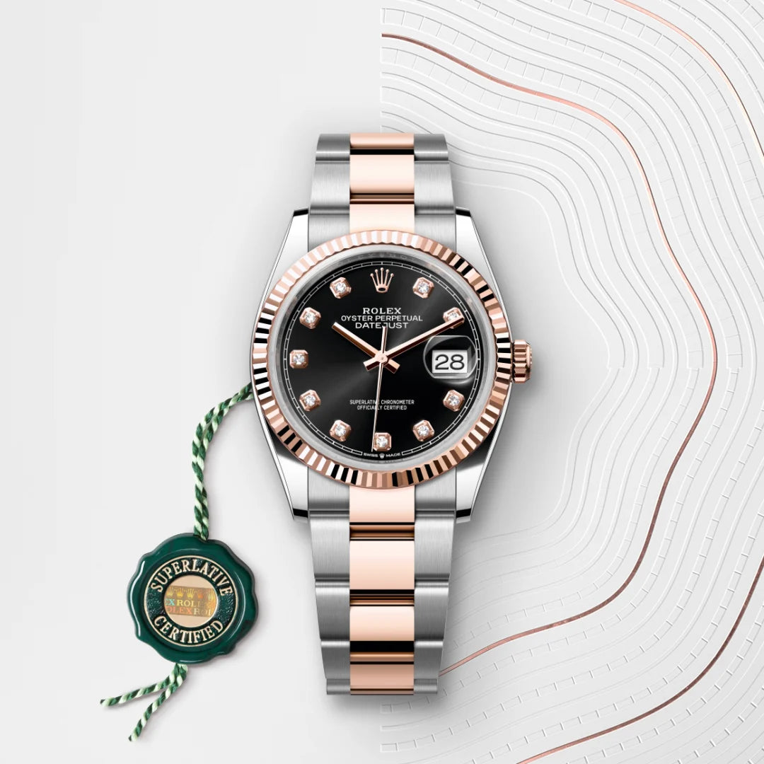 Oyster, 36 mm, acero Oystersteel y oro Everose | M126231-0020