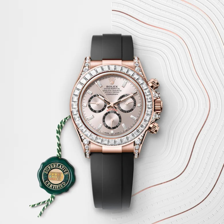 Oyster, 40 mm, oro Everose y diamantes | M126535TBR-0002