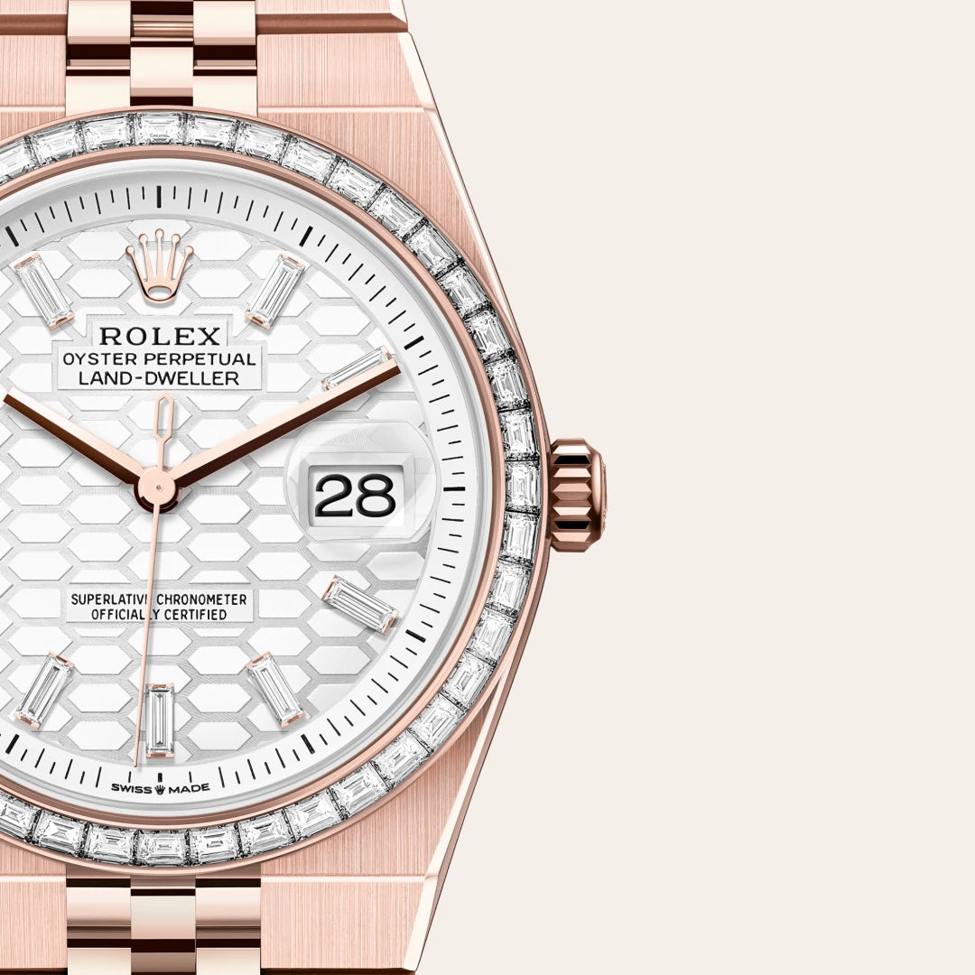 Oyster, 36 mm, oro Everose y diamantes | M127285TBR-0002