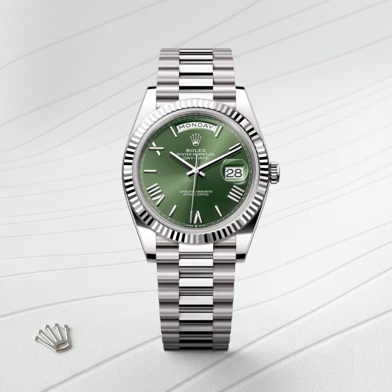 Oyster, 40 mm, oro blanco | M228239-0033