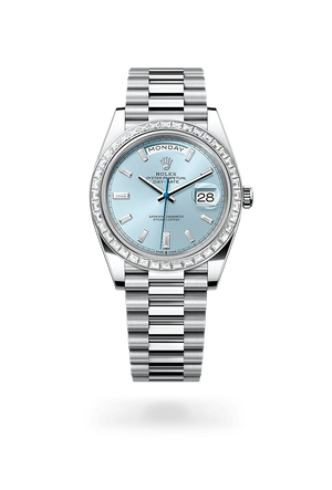 Oyster, 40 mm, platino y diamantes | M228396TBR-0002