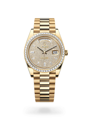 Oyster, 40 mm, oro amarillo y diamantes | M228398TBR-0036