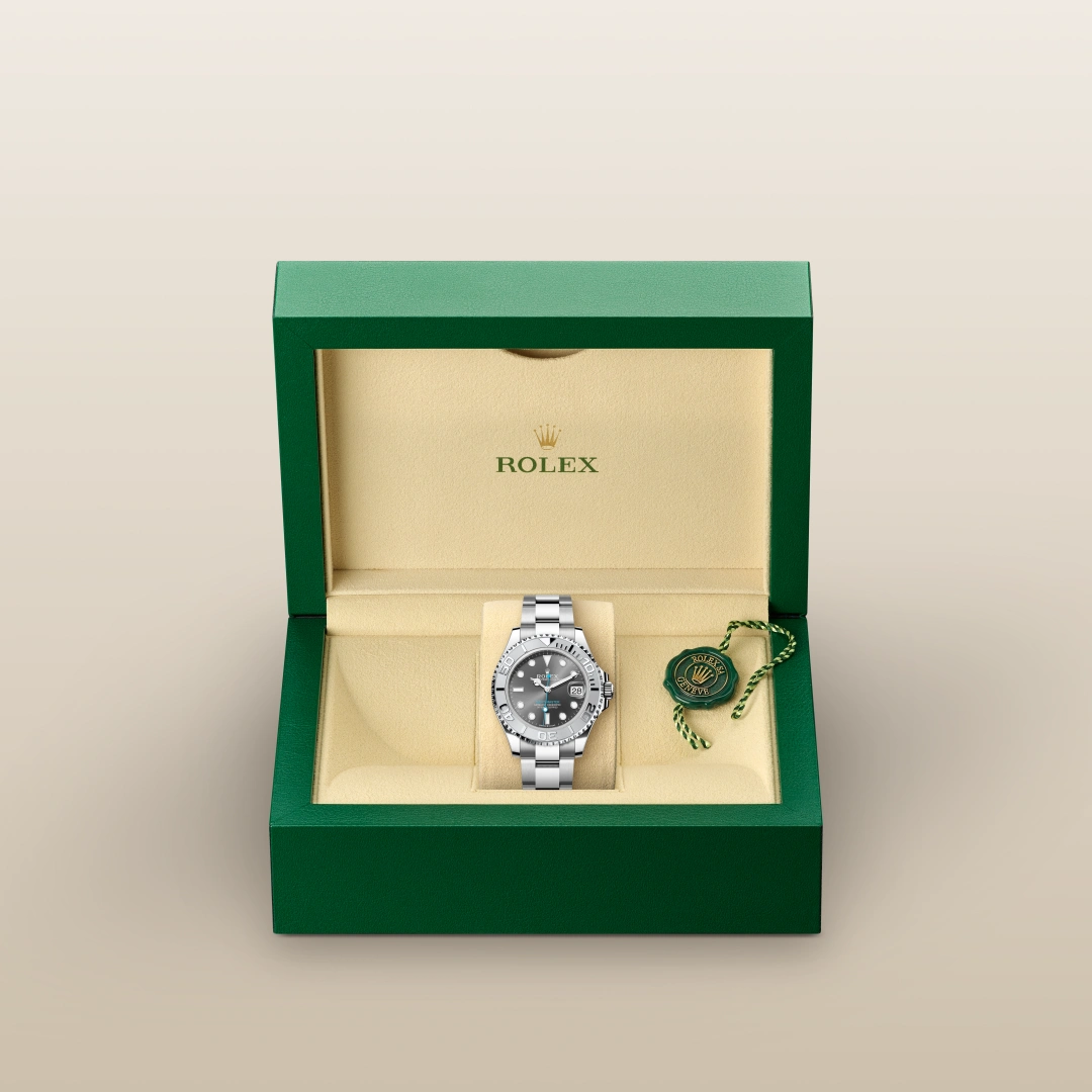 Oyster, 37 mm, acero Oystersteel y platino | M268622-0002