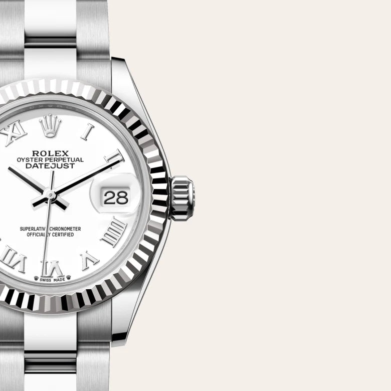 Oyster, 28 mm, acero Oystersteel y oro blanco | M279174-0020
