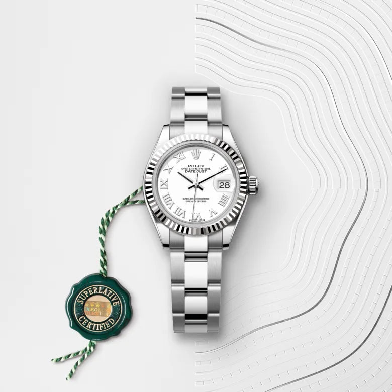 Oyster, 28 mm, acero Oystersteel y oro blanco | M279174-0020