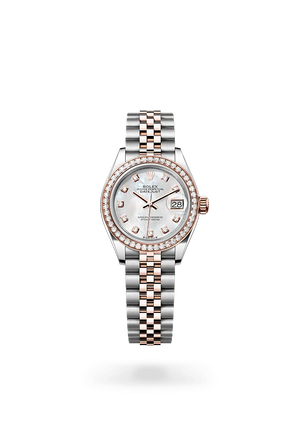 Oyster, 28 mm, acero Oystersteel, oro Everose y diamantes | M279381RBR-0013