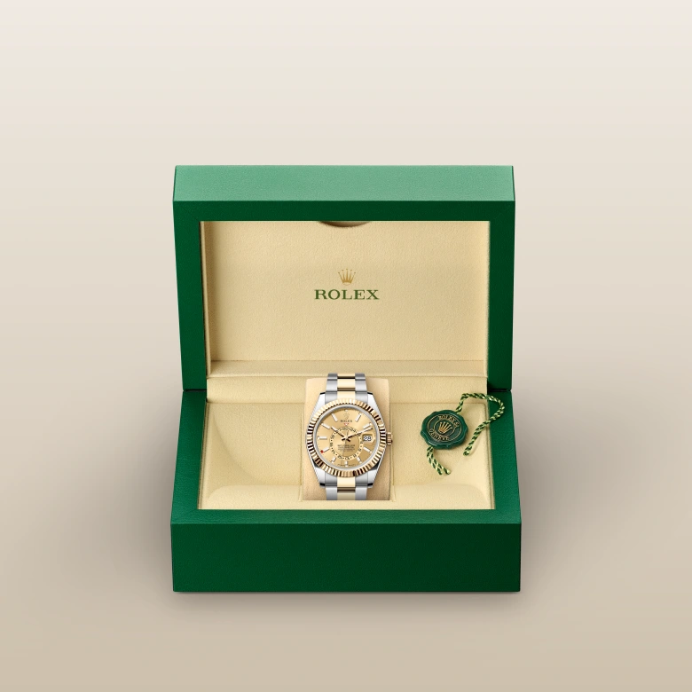 Oyster, 42 mm, acero Oystersteel y oro amarillo | M336933-0001