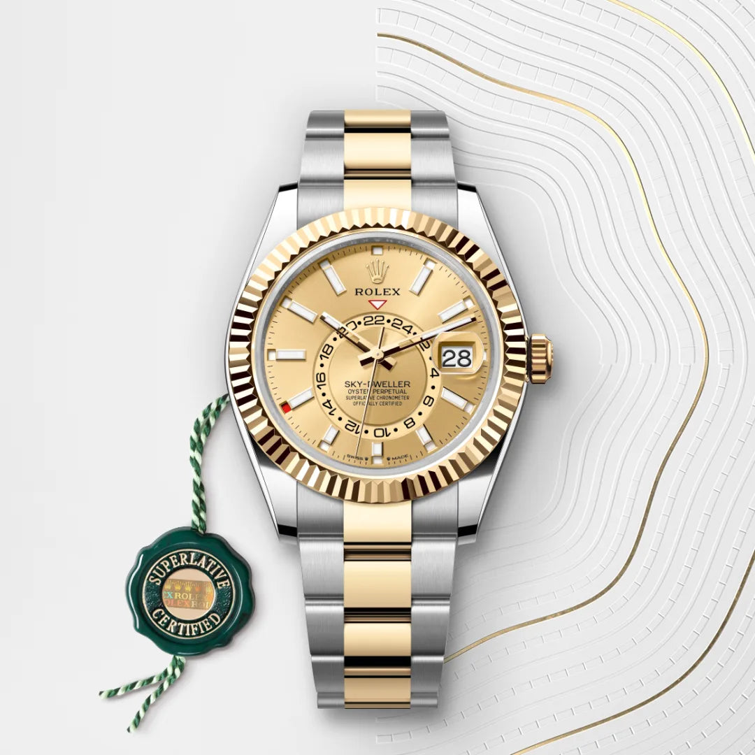Oyster, 42 mm, acero Oystersteel y oro amarillo | M336933-0001