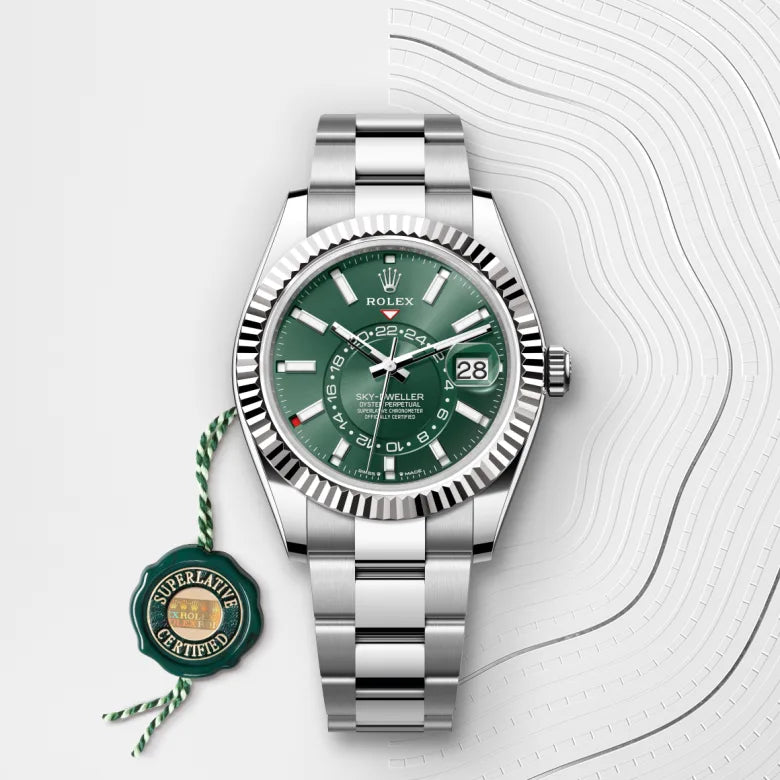 Oyster, 42 mm, acero Oystersteel y oro blanco | M336934-0001
