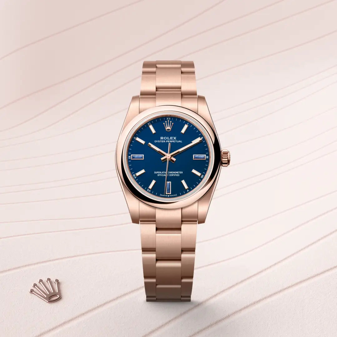 Oyster, 34 mm, oro Everose | M124205-0002