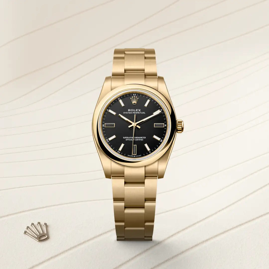 Oyster, 34 mm, oro amarillo | M124208-0001