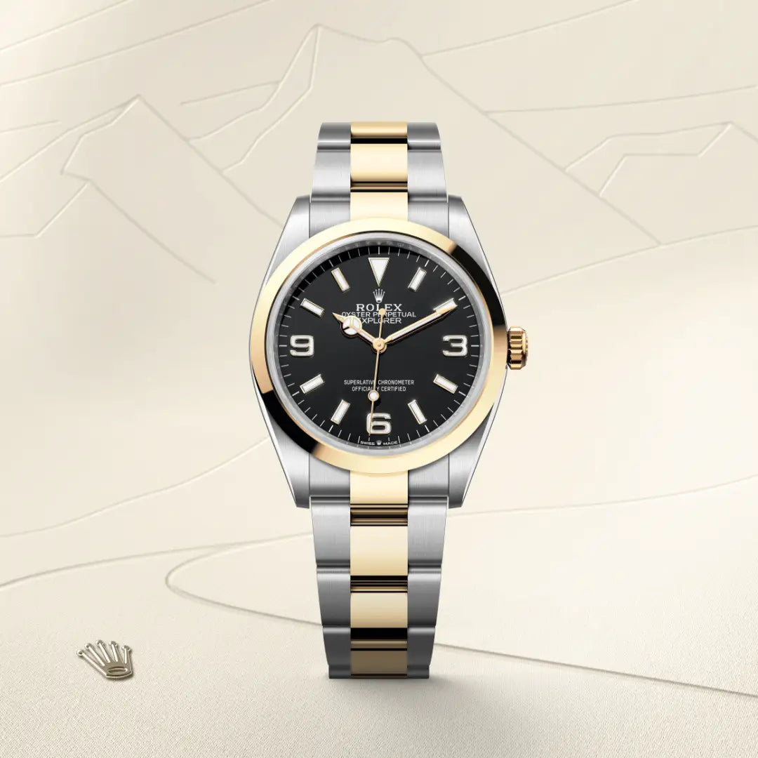 Oyster, 36 mm, acero Oystersteel y oro amarillo | M124273-0001