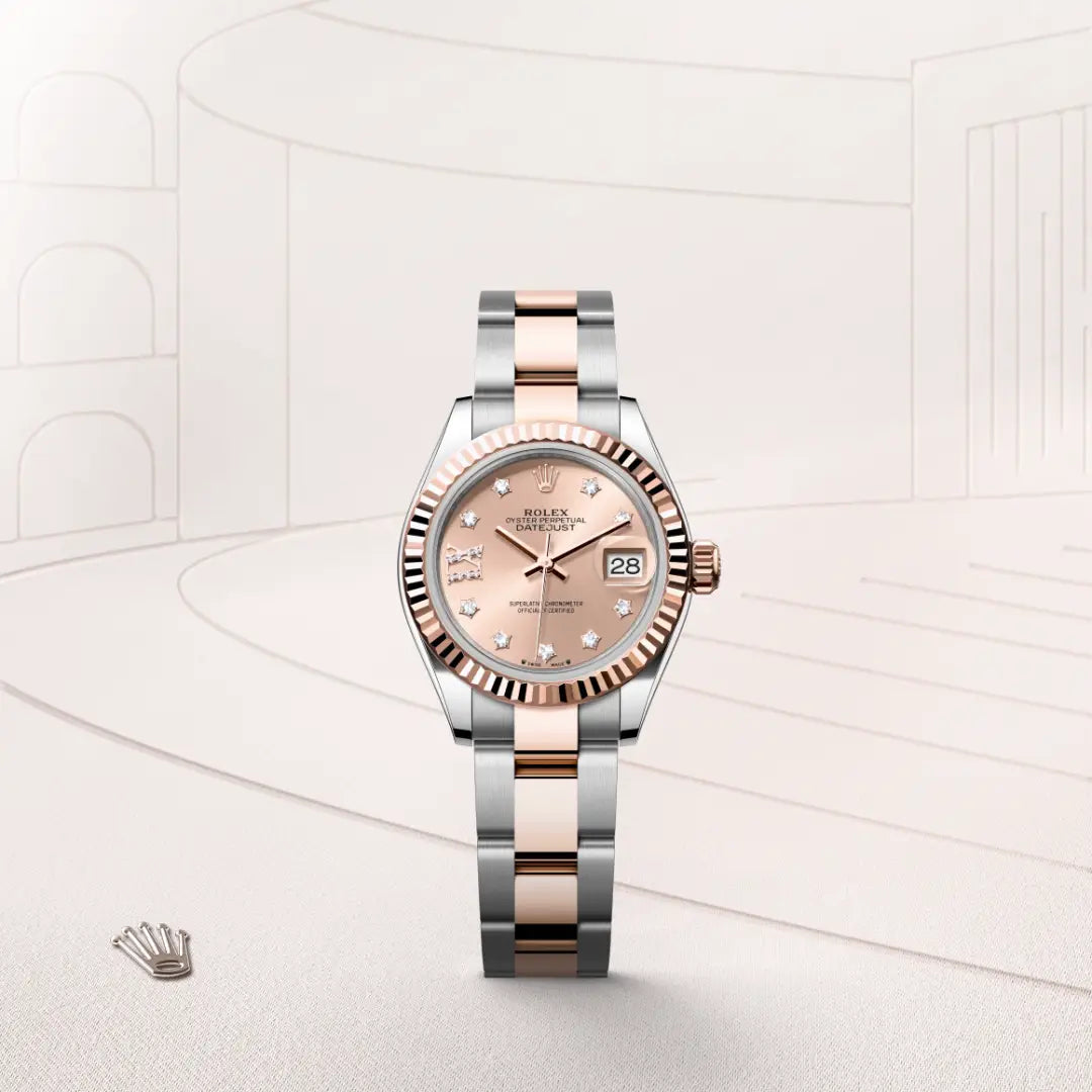 Oyster, 28 mm, acero Oystersteel y oro Everose | M279171-0028