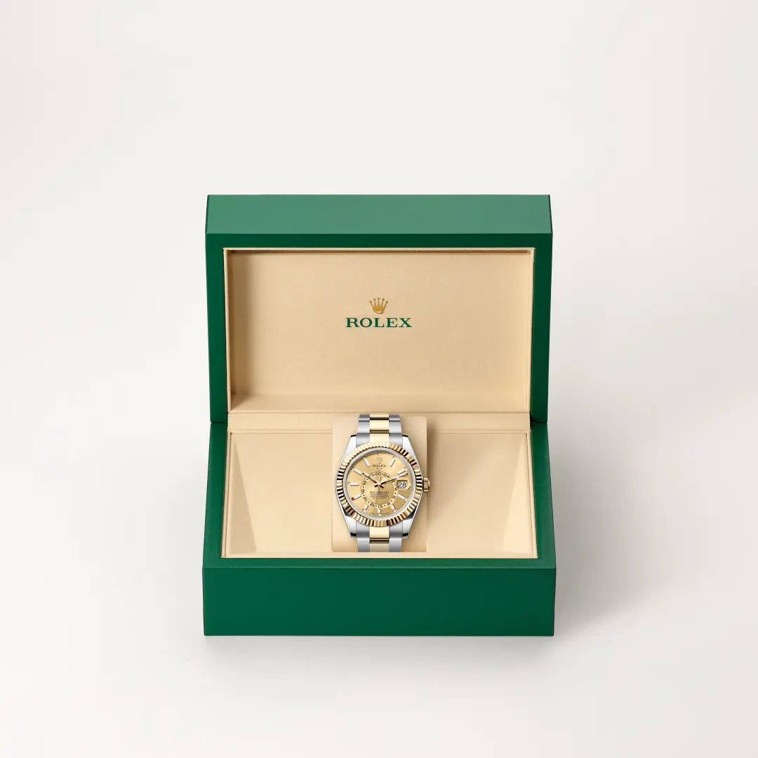 Oyster, 42 mm, acero Oystersteel y oro amarillo | M336933-0001