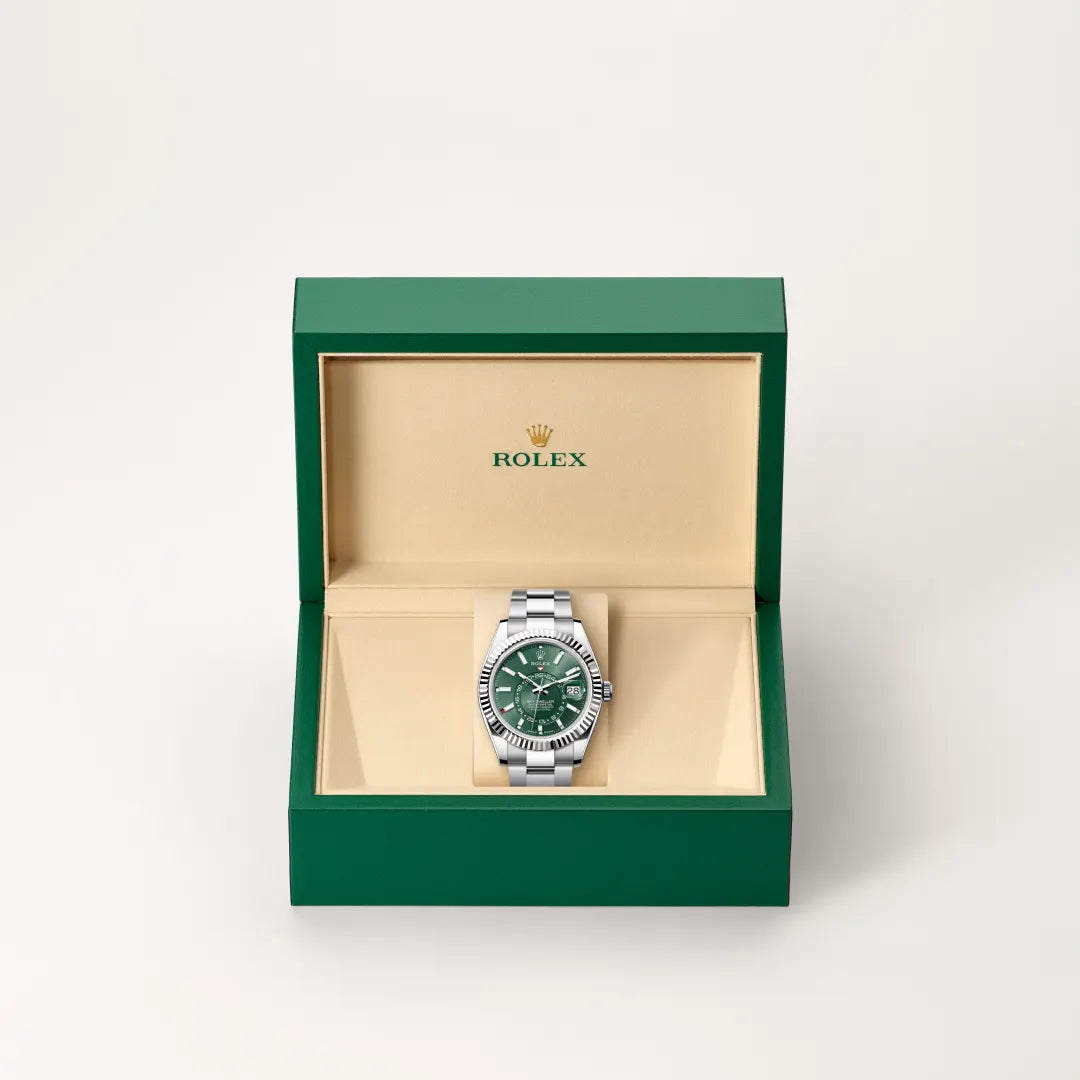 Oyster, 42 mm, acero Oystersteel y oro blanco | M336934-0001