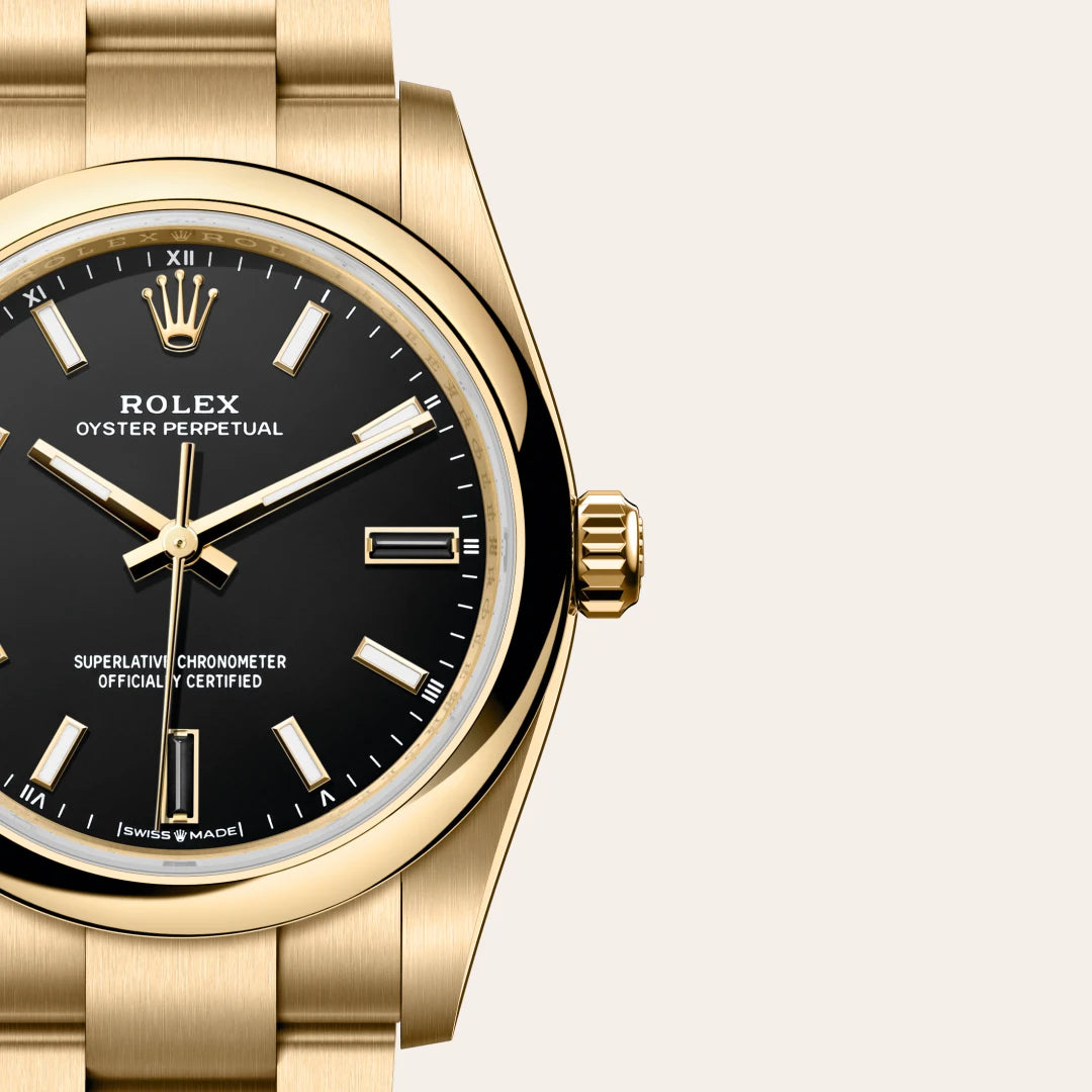 Oyster, 34 mm, oro amarillo | M124208-0001