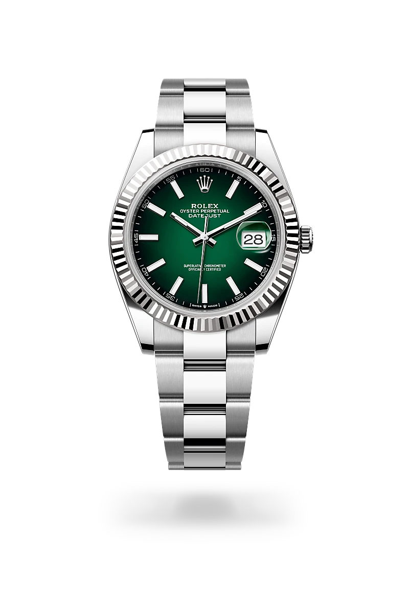Oyster, 41 mm, acero Oystersteel y oro blanco | M126334-0033