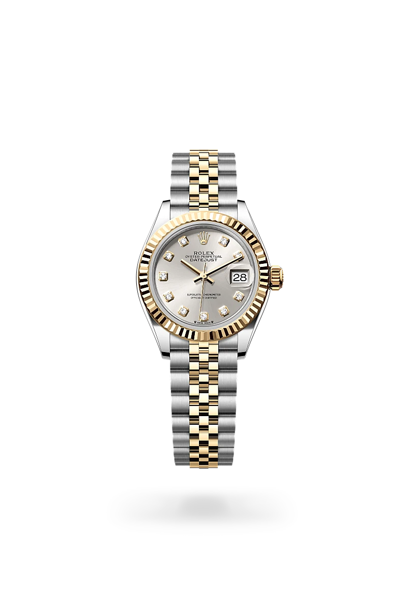 Oyster, 28 mm, acero Oystersteel y oro amarillo | M279173-0007