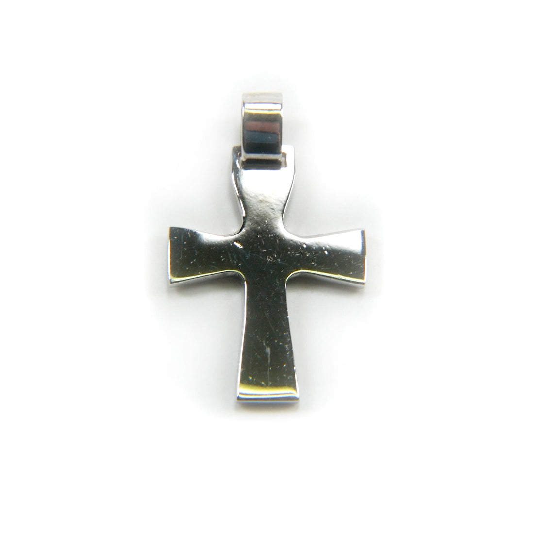 Tressor Cruz Rectangular Oro Blanco