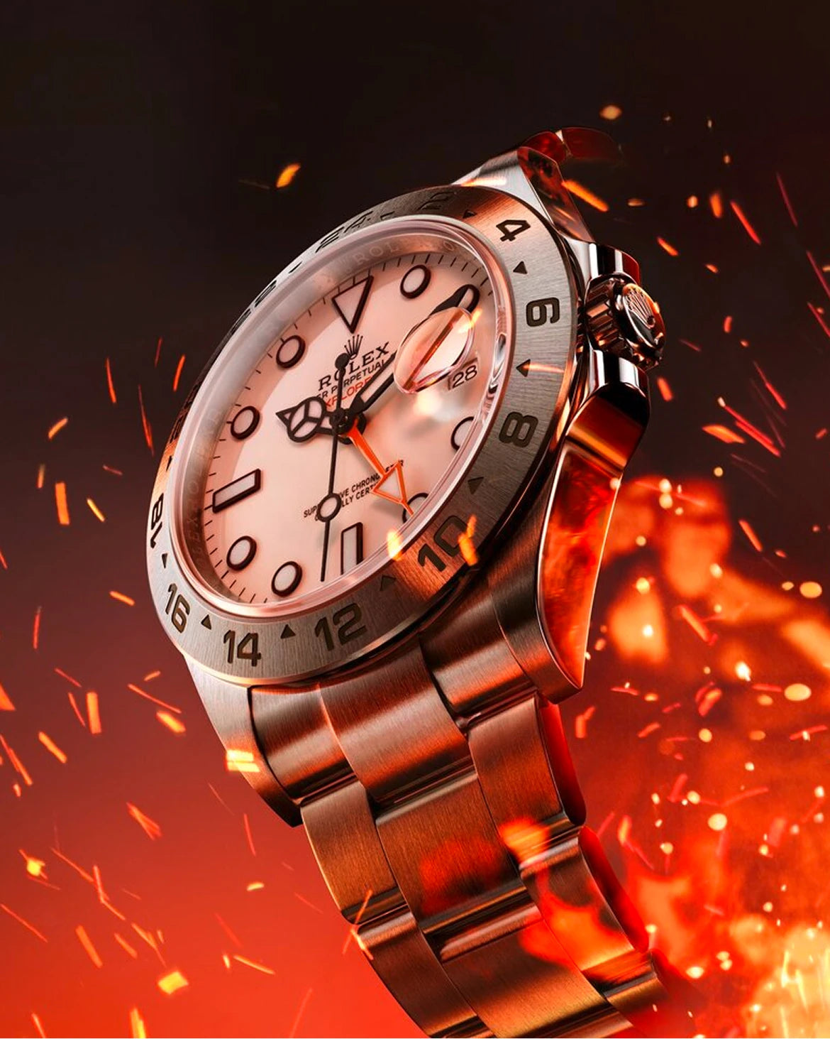 Rolex Explorer II diseñado para la exploración